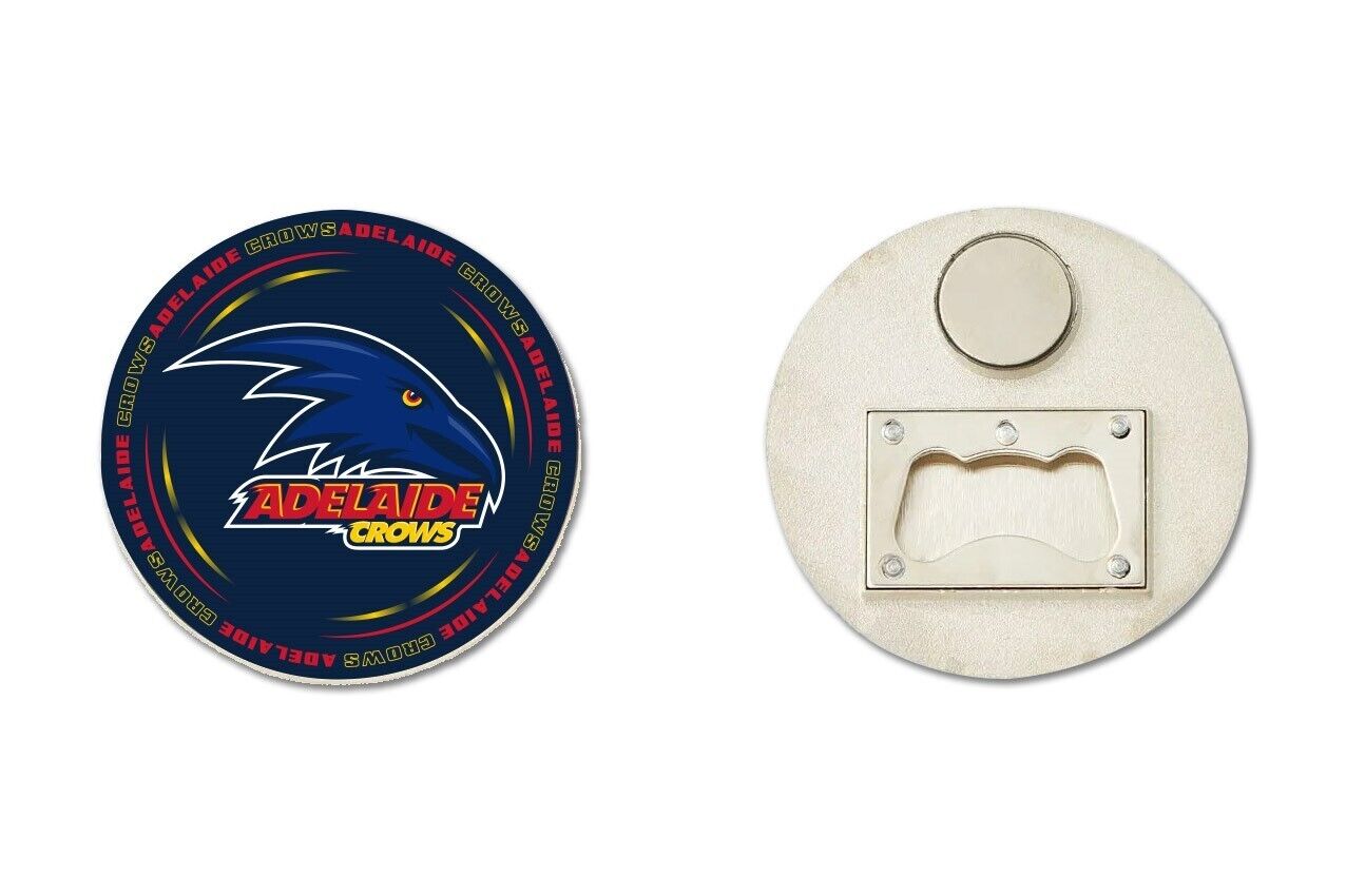 AFL Bottle Opener Magnet - Adelaide Crows - Aussie Rules