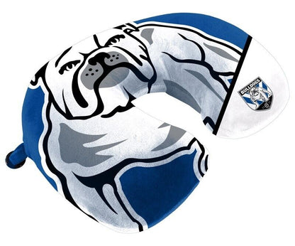 NRL Travel Pillow - Canterbury Bulldogs - U Shaped - Neck Cushion