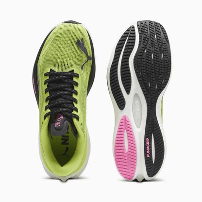 PUMA NITRO 3 Psychedelic Rush Shoe - Lime/Pink -  Womens - Ladies - Running