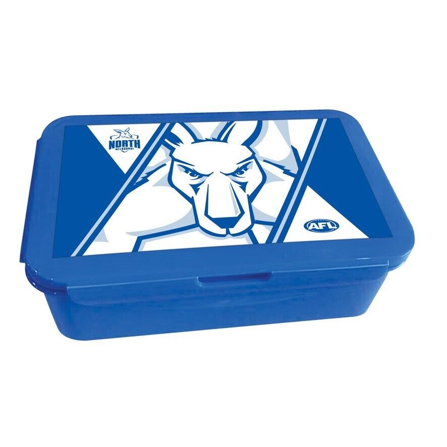 AFL Bento Lunch Box - North Melbourne Kangaroos - 14cm x 20.1cm x 7.1cm