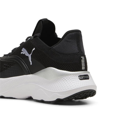 PUMA Softride Mayve Jr Shoe - Black/White - Youth - Kids