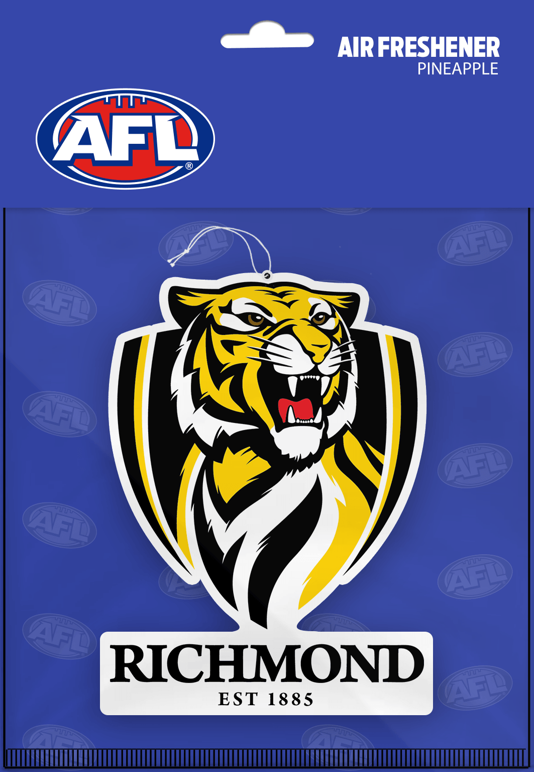 AFL Car Air Freshener - Richmond Tigers - Logo