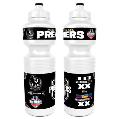 AFL 2023 PREMIERS PHOTO WATER BOTTLE - COLLINGWOOD MAGPIES