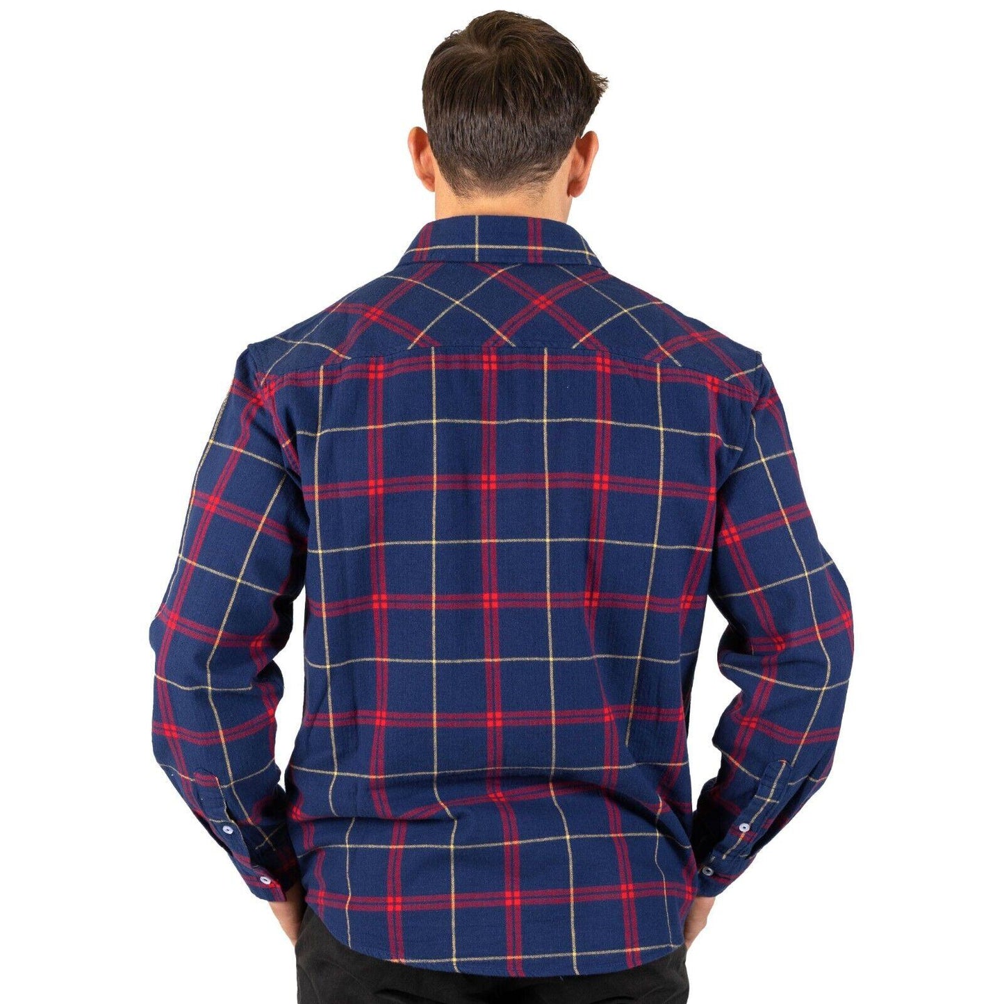 AFL 'Mustang' Flannel Polo - Adelaide Crows - Flanno Shirt - Flannelette