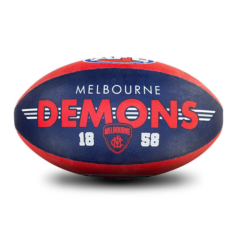 AFL Club Football - Melbourne Demons - Size 5 - Game Ball