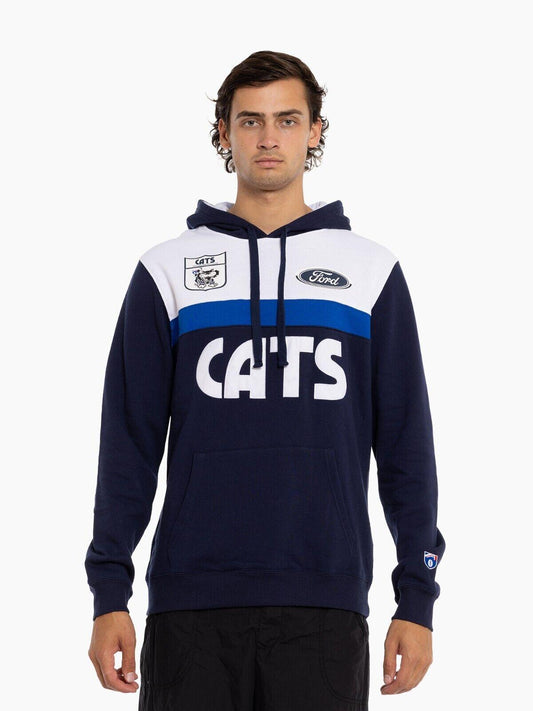 AFL Throwback OTH Hoodie - Geelong Cats - Adult - Hoody - Jumper