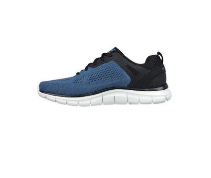 SKECHERS Track Shoe - Broader - Blue/Black - Mens