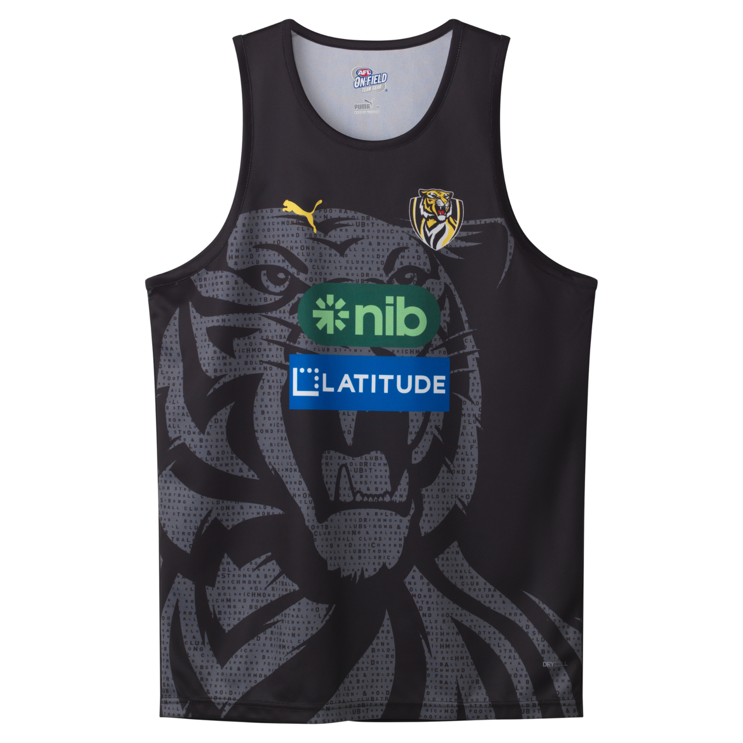 AFL 2025 Training Singlet - Richmond Tigers - Adult - Mens