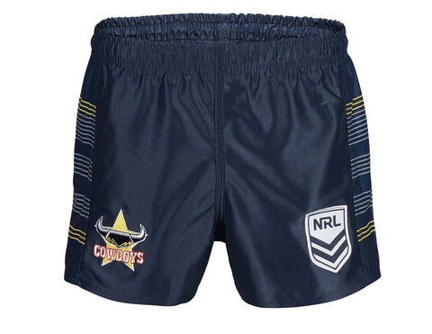 NRL Supporter Footy Shorts - North Queensland Cowboys - Kids Youth Adults
