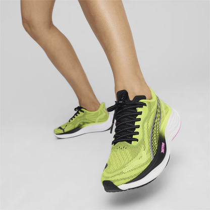 PUMA NITRO 3 Psychedelic Rush Shoe - Lime/Pink -  Womens - Ladies - Running