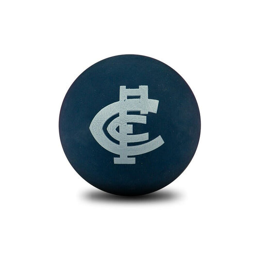 AFL Rubber High Bounce Hand Ball - Carlton Blues - Single - 6cm