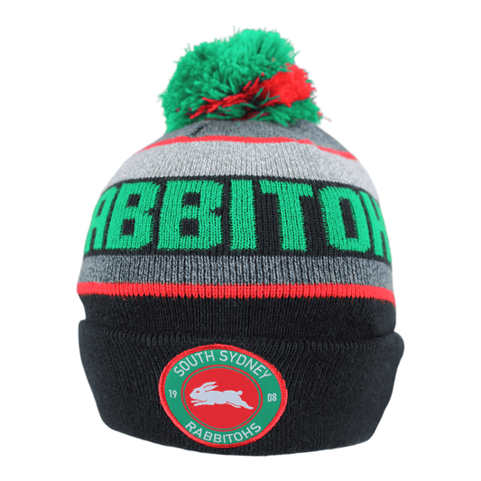 NRL Tundra Beanie - South Sydney Rabbitohs - Winter Hat - Adult - OSFM