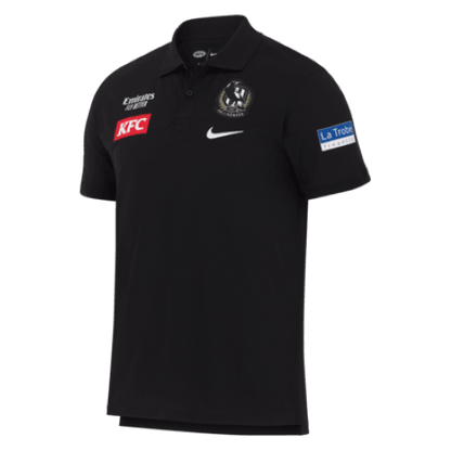 AFL 2024 Dri Fit Polo - Collingwood Magpies - Adult - Mens