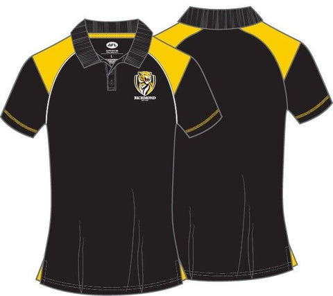 AFL Performance Polo Shirt - Richmond Tigers - Supporter - Adult - Mens