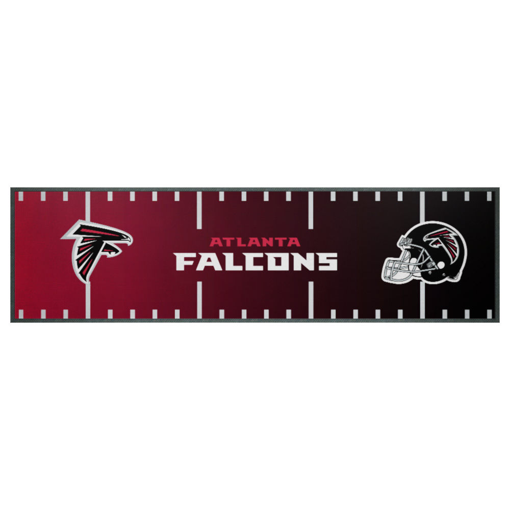 NFL Bar Runner - Atlanta Falcons - 25x90cm - Rubber Backed