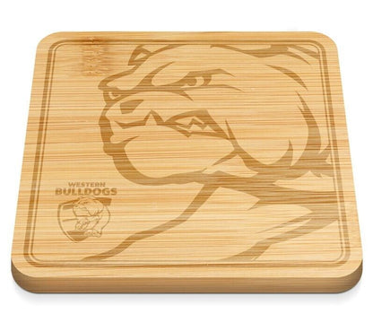 AFL Cheeseboard - Western Bulldogs - 35 x 35 x 1.5cm - Serving Board