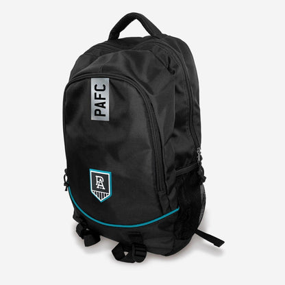 AFL Stirling Backpack - Port Adelaide Power - 49x32x12cm - Nylon Bag