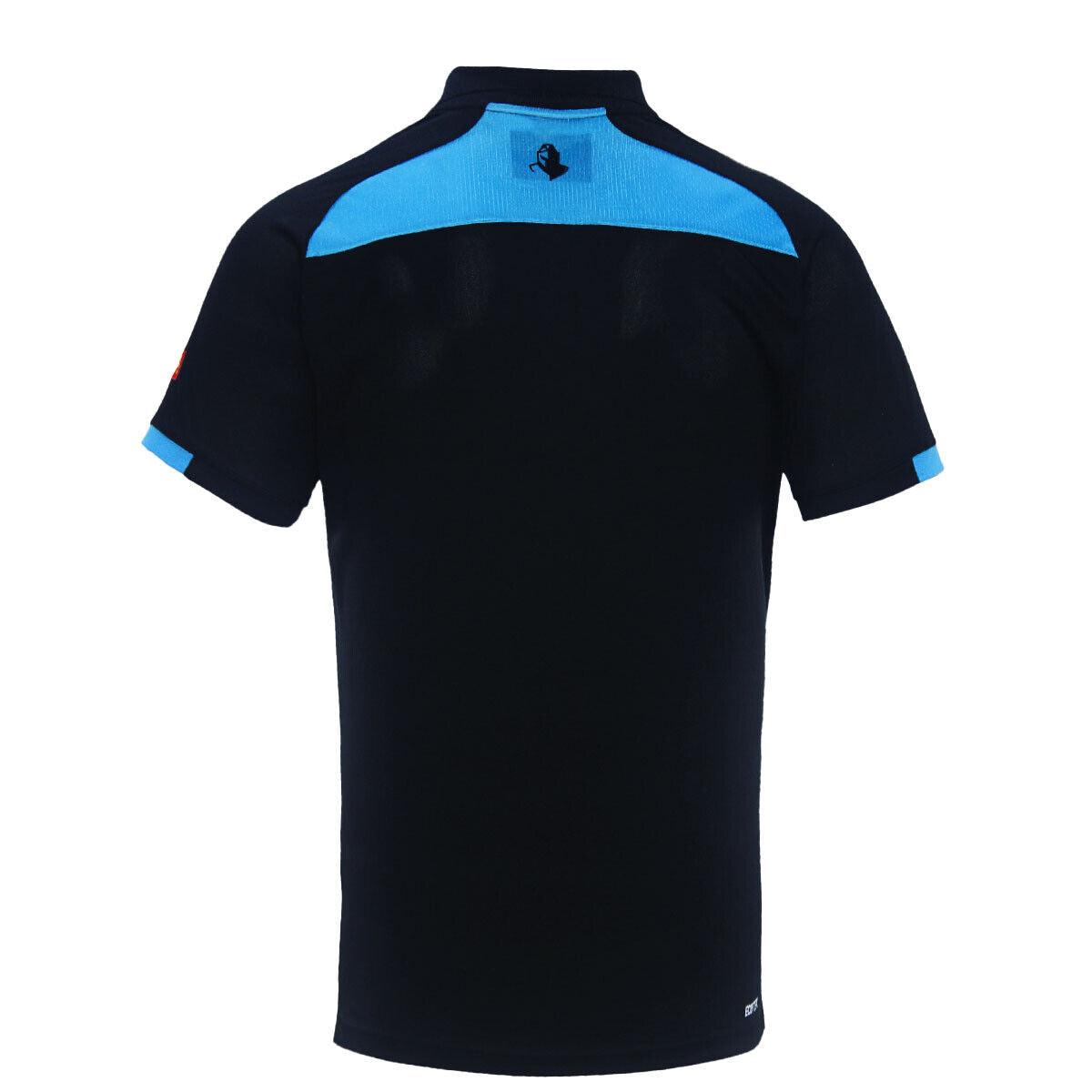 NRL 2024 Travel Polo - Gold Coast Titans - Black - Adult - Mens