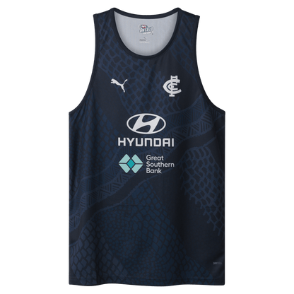 AFL 2024 Training Singlet - Carlton Blues - Adult - Mens