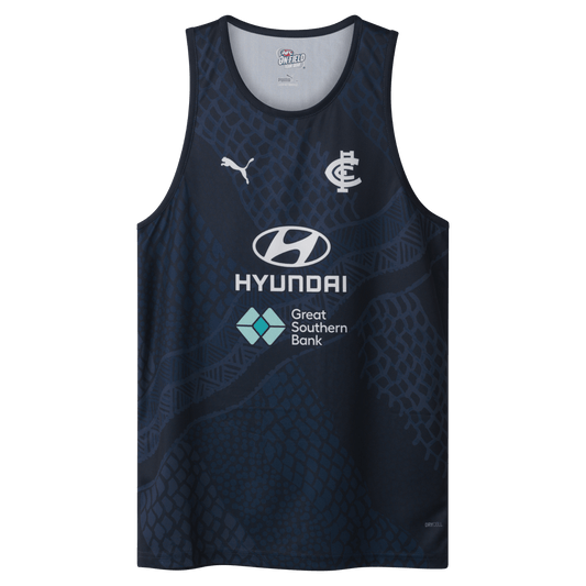 AFL 2024 Training Singlet - Carlton Blues - Adult - Mens