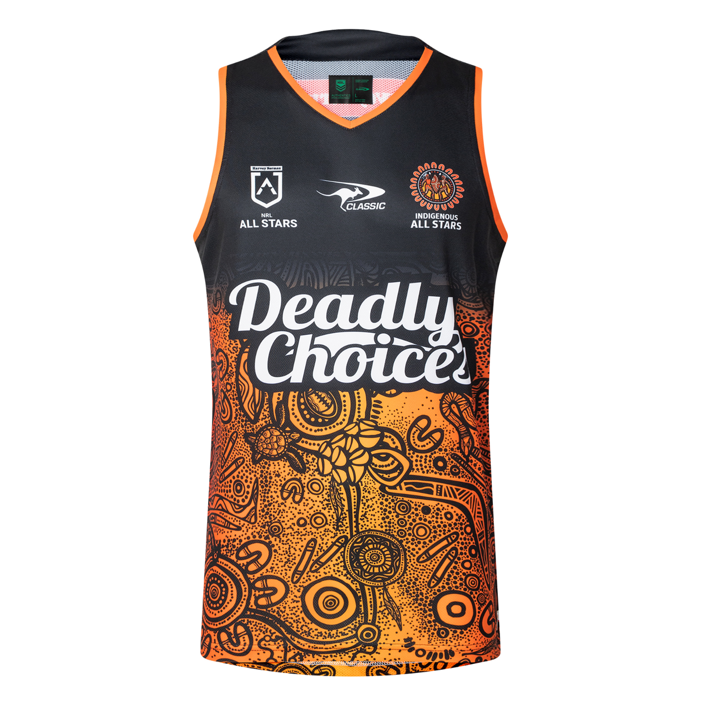 NRL 2025 Training Singlet - Indigenous All Stars - Adult - Mens