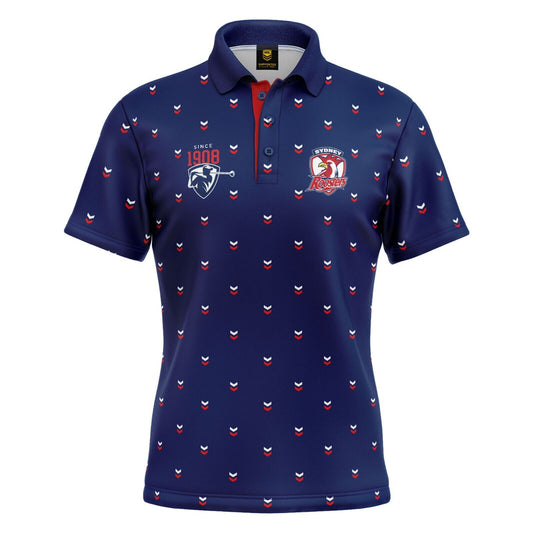 NRL 'Mulligan' Golf Polo - Sydney Roosters - Adult - Mens - Polo