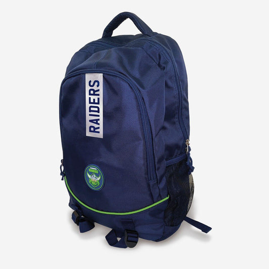 NRL Stirling Backpack - Canberra Raiders - 49x32x12cm - Nylon Bag