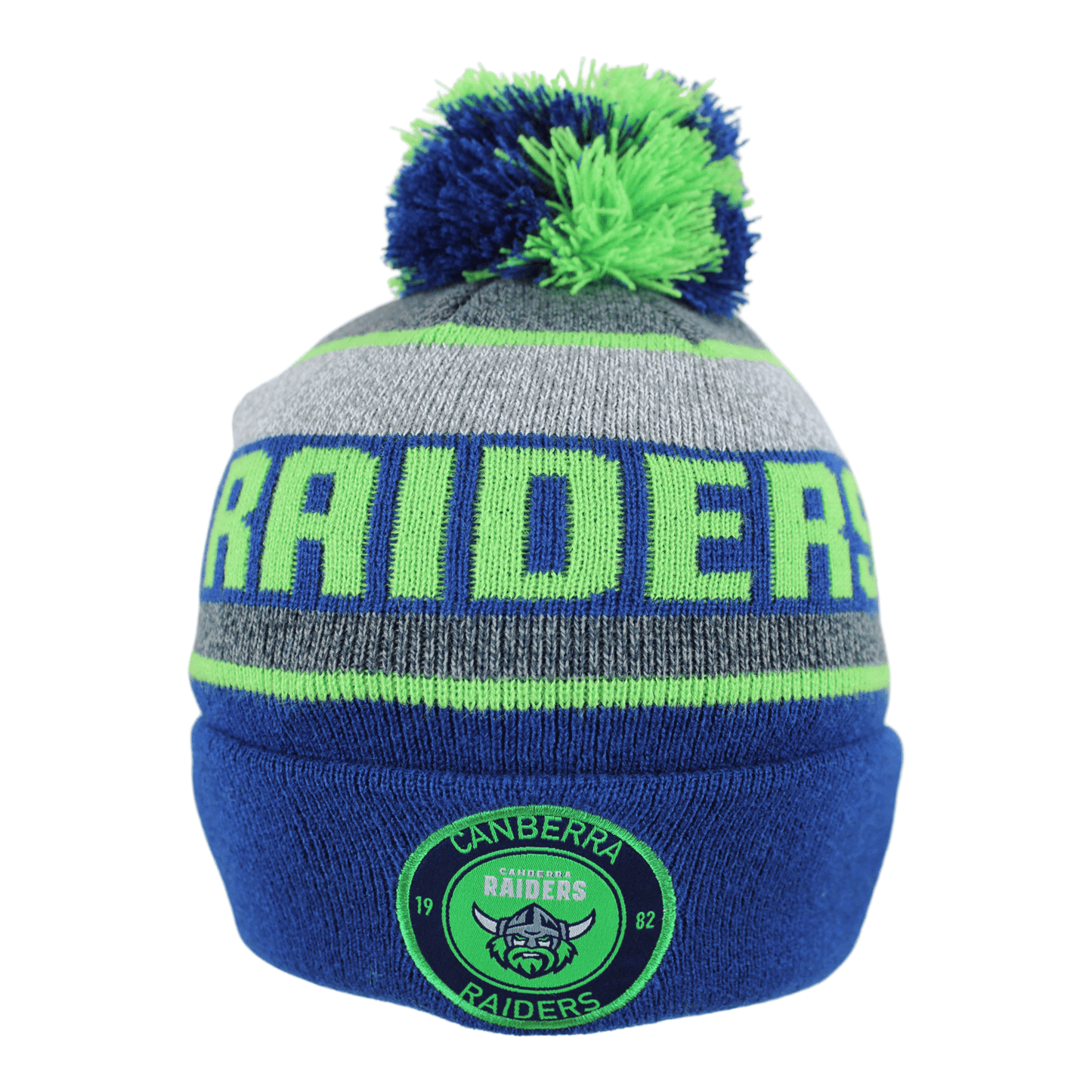 NRL Tundra Beanie - Canberra Raiders - Winter Hat - Adult - OSFM