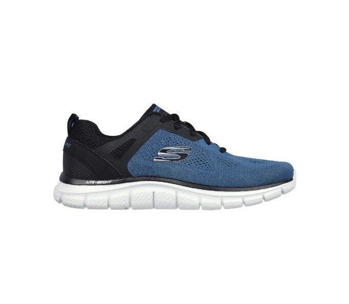 SKECHERS Track Shoe - Broader - Blue/Black - Mens