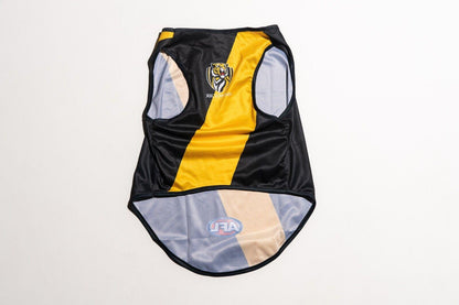 AFL Pet Jersey - Richmond Tigers - Size XS to XL - T-Shirt - Dog - Cat