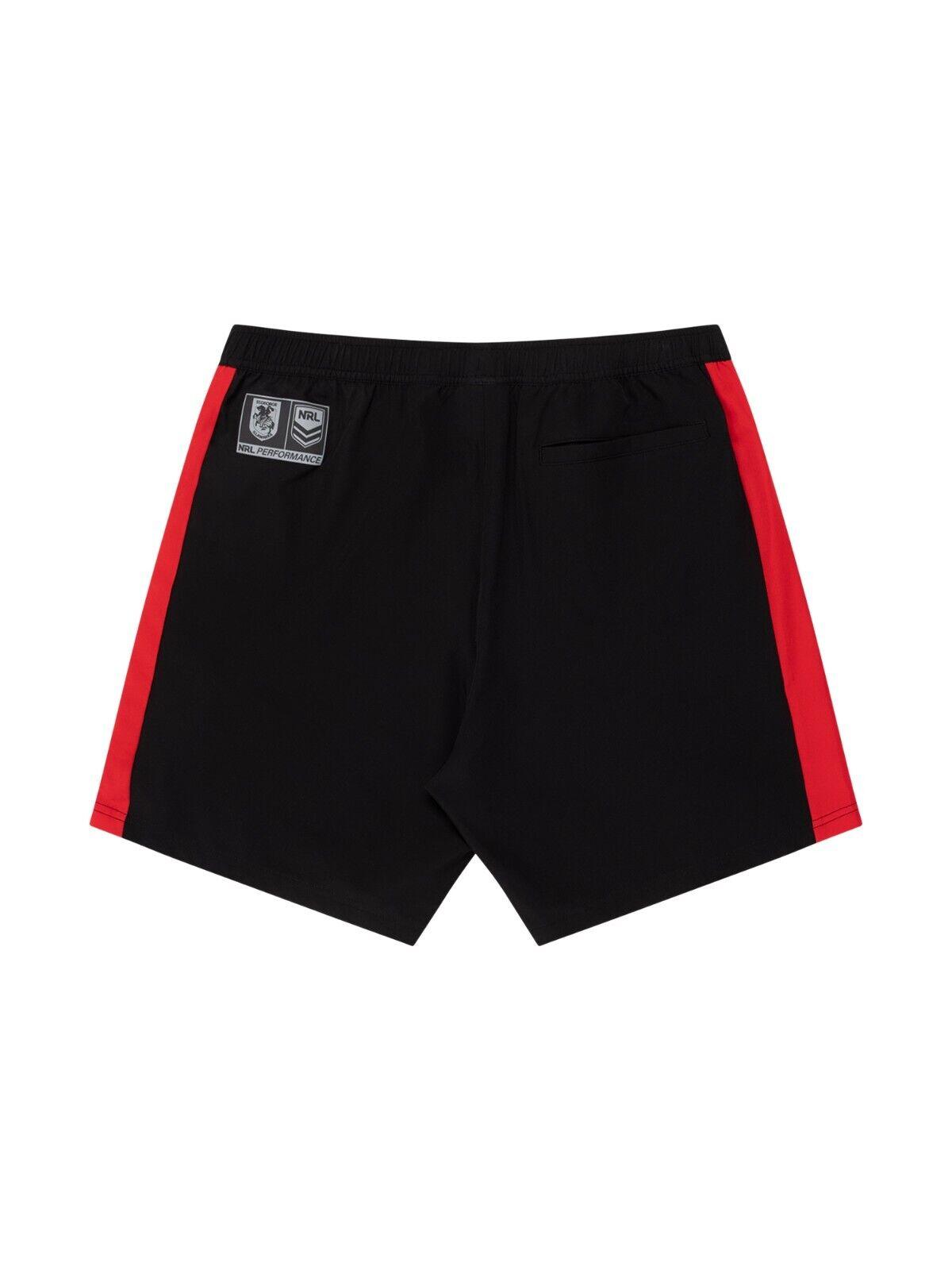 NRL Panel Performance Shorts - St George Illawarra Dragons - Adult - Mens