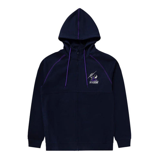 NRL Tech Fleece Jacket - Melbourne Storm - Adult - Mens - Hoodie - Jumper