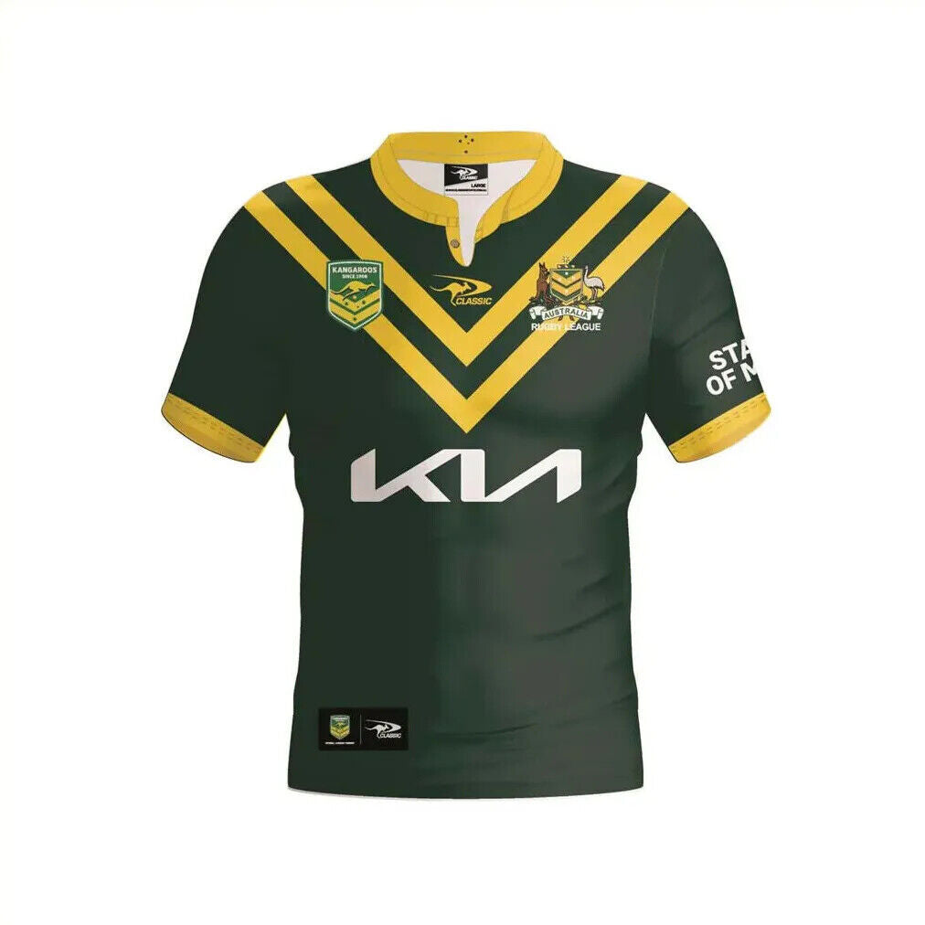 NRL 2025 Home Jersey - Australian Kangaroos - Adult - Mens