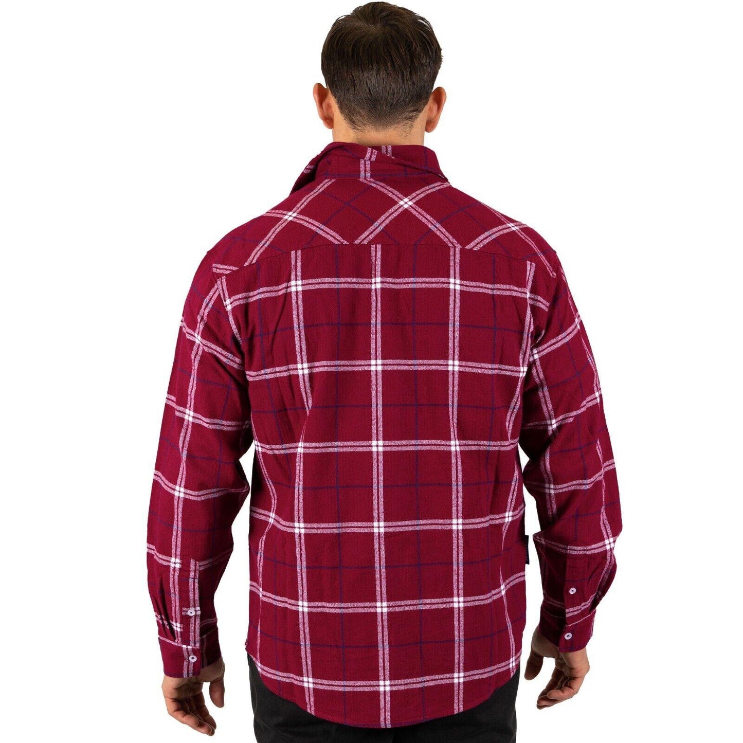 NRL 'Mustang' Flannel Polo - Manly Sea Eagles - Flanno Shirt