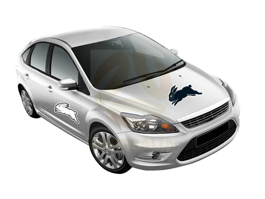 NRL Car Monster Decal - South Sydney Rabbitohs - Sticker - Team Logo - 470mm