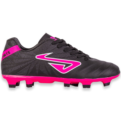 NOMIS Immortal FG Football Boots - Black/Pink - Shoe - Youth - Kids - Junior