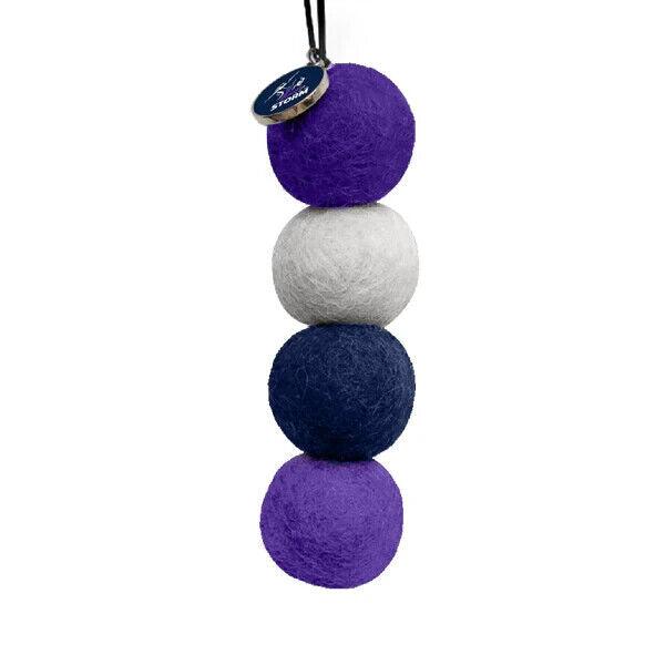 NRL Smelly Balls Set - Melbourne Storm - Re-useable Car Air Freshener