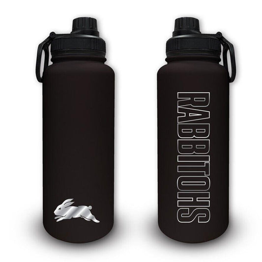 NRL Stainless Steel 960mL Drink Bottle - South Sydney Rabbitohs - Double Walled