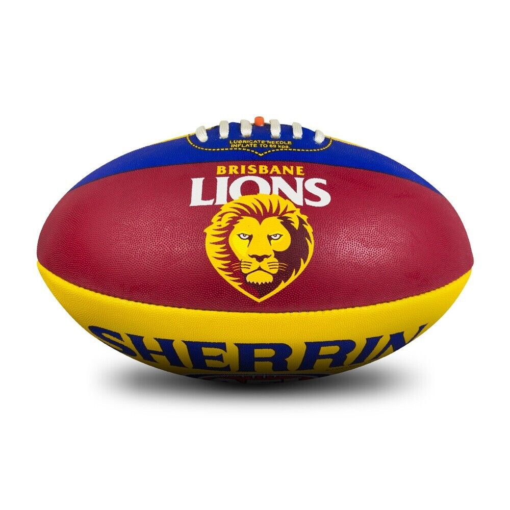 AFL Club Football - Brisbane Lions - Size 5 - Game Ball