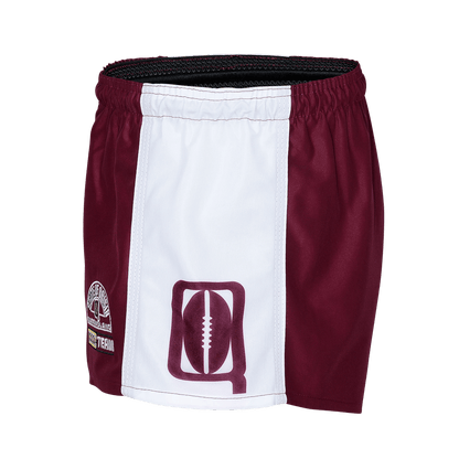 QLD Maroons Hero Footy Shorts - State Of Origin - Queensland Maroons - Rugby