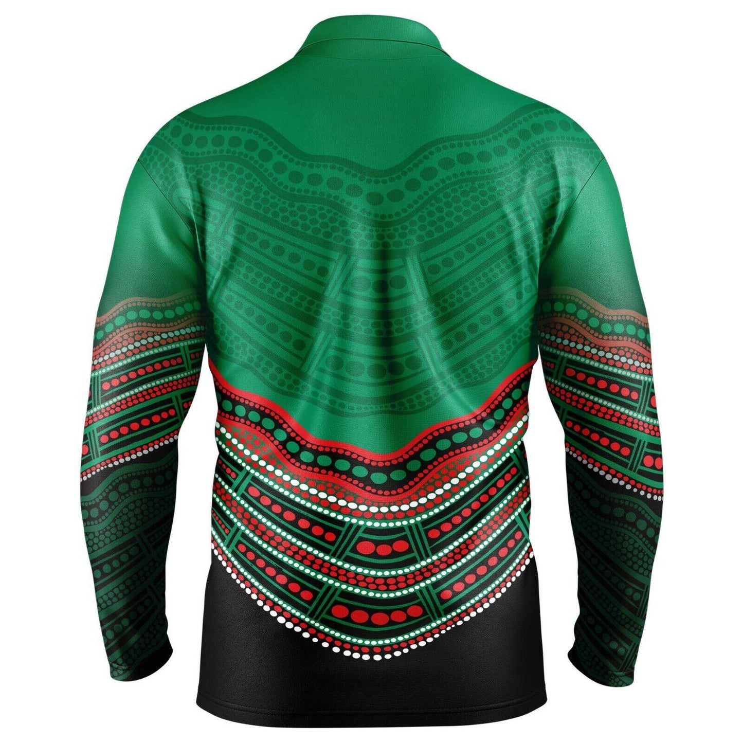 NRL Indigenous Fishing Polo Tee Shirt - South Sydney Rabbitohs - Adult