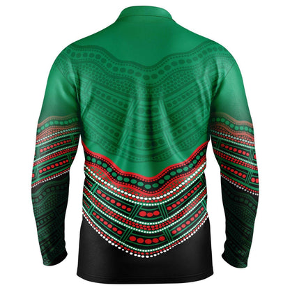 NRL Indigenous Fishing Polo Tee Shirt - South Sydney Rabbitohs - Adult