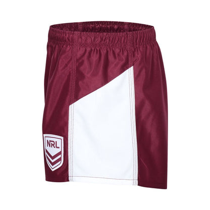 NRL Supporter Logo Footy Shorts - Manly Sea Eagles - Adults - Mens