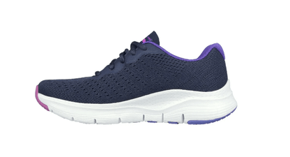 SKECHERS Arch Fit Infinity Cool Shoe - Navy/Purple - Womens