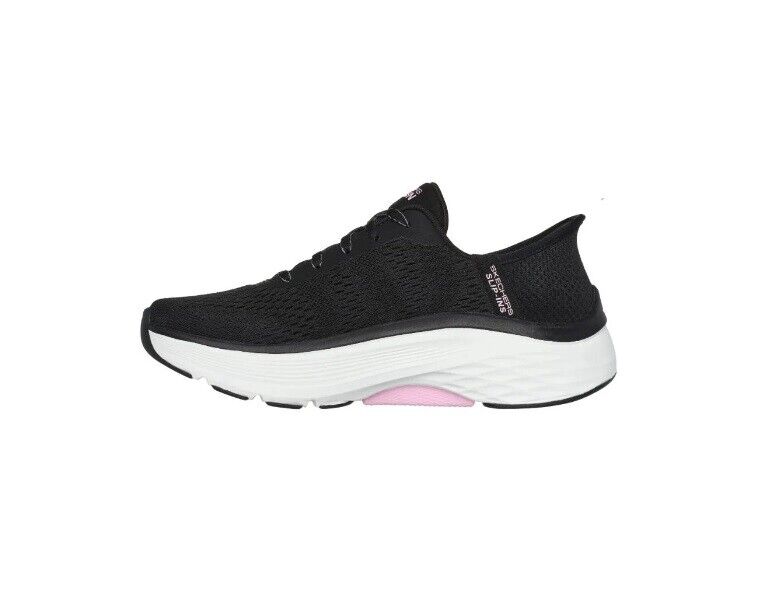 SKECHERS Slip In Max Cushioning Arch Fit Shoe - Paramount - Black/Pink - Womens