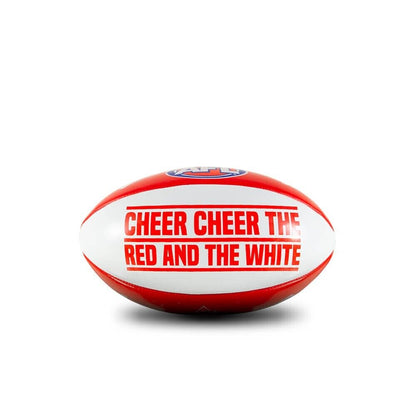 AFL PVC Mascot Football - Sydney Swans - 20cm Ball