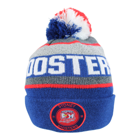 NRL Tundra Beanie - Sydney Roosters - Winter Hat - Adult - OSFM