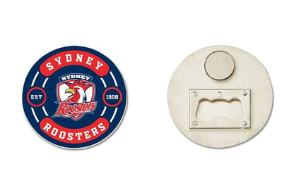 NRL Bottle Opener Magnet - Sydney Roosters - Rugby League