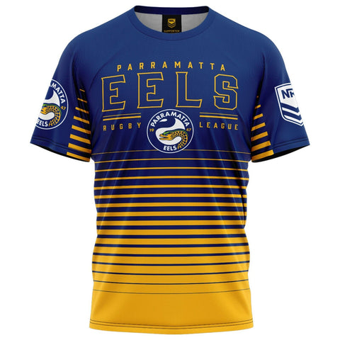 NRL Kids Game Time Tee Shirt - Parramatta Eels - Baby Child T-Shirt