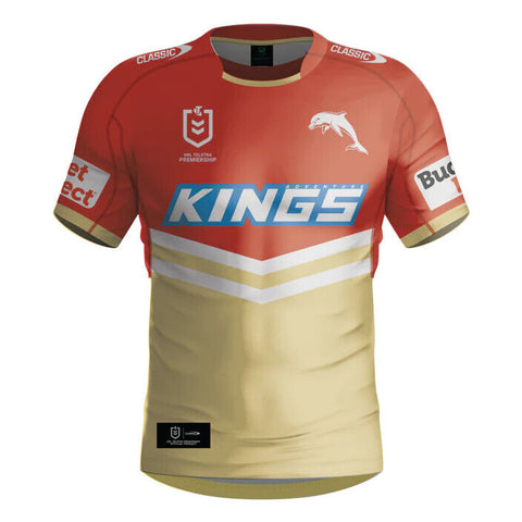 NRL 2024 Home Jersey - Dolphins - Youth - CLASSIC